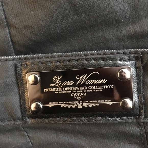 Zara Faux Leather Pants - Picture 7 of 8